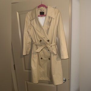 Banana Republic Women's Tan Waterproof Trench Coat